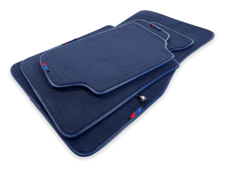 Dark Blue Floor Mats For BMW X1 Series E84 With M Package - AutoWin