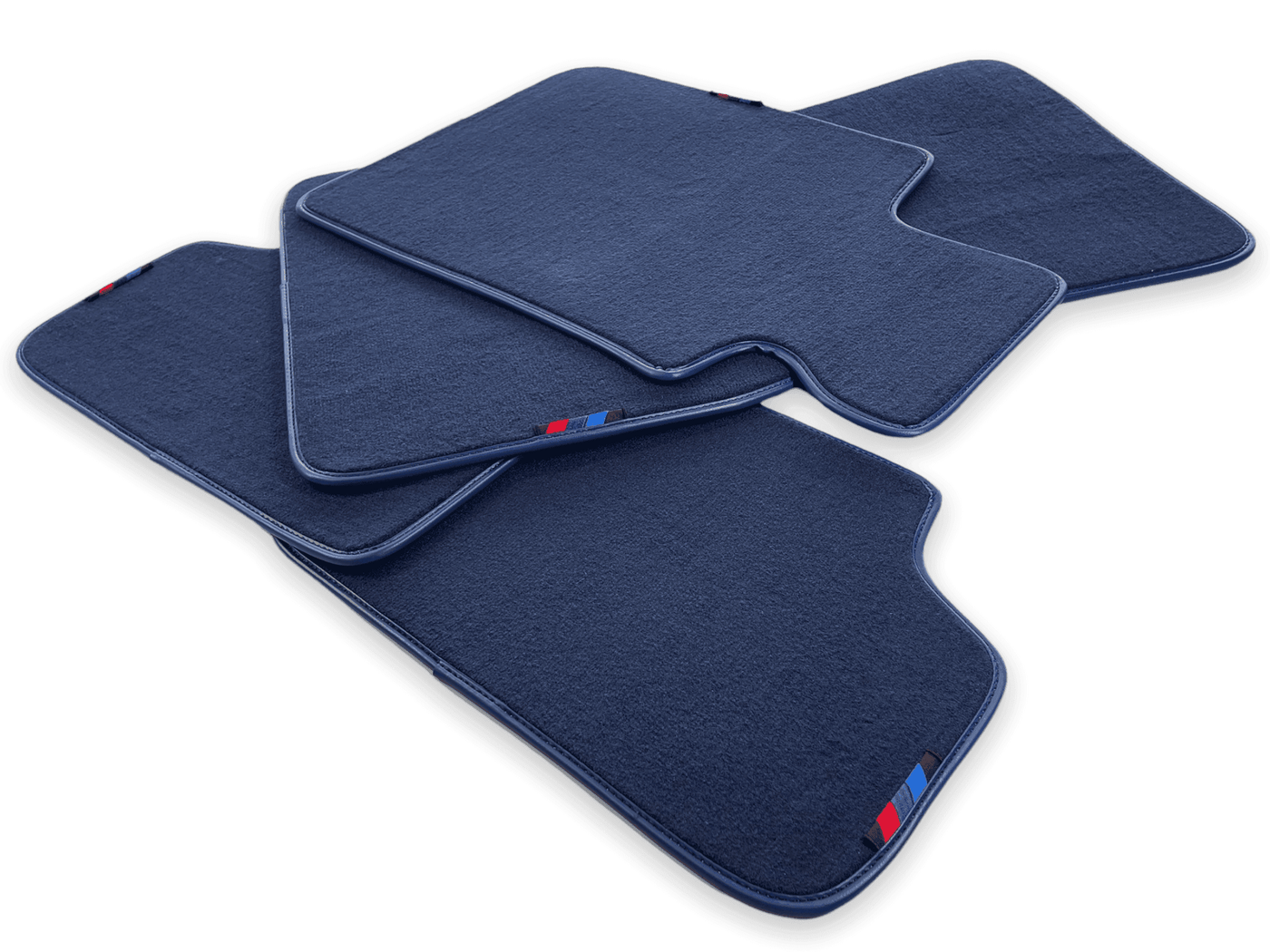 Dark Blue Floor Mats for BMW iX (2022-2024) with M Package - AutoWin