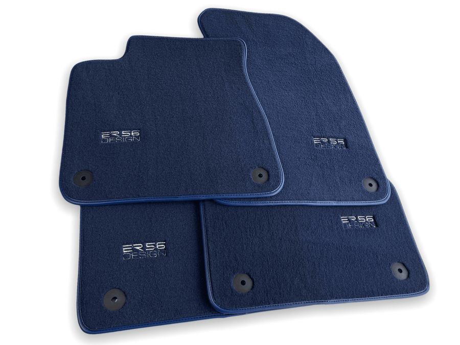 Dark Blue Floor Mats for e-tron (2019-2024) | ER56 Design - AutoWin