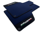 Dark Blue Floor Mats for Lamborghini Gallardo With Alcantara Leather - AutoWin
