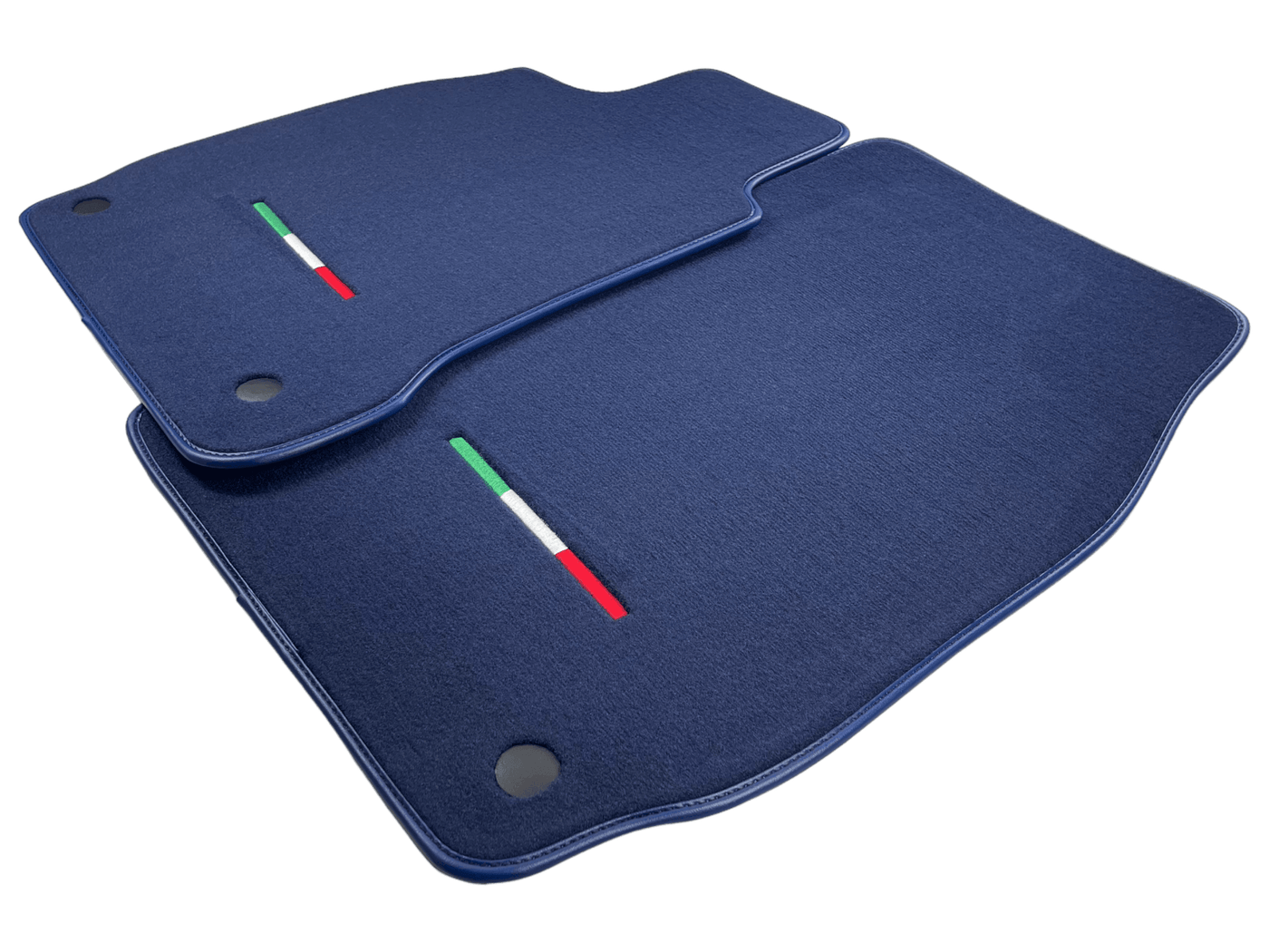 Dark Blue Floor Mats For Maserati Quattroporte IT Edition - AutoWin