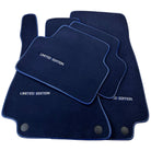 Dark Blue Floor Mats For Mercedes Benz A-Class W177 Hatchback Hybrid (2019-2023) | Limited Edition - AutoWin