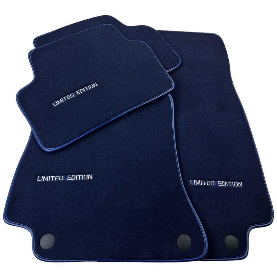 Dark Blue Floor Mats For Mercedes Benz CLA-Class C118 Coupe (2020-2023) Hybrid | Limited Edition - AutoWin