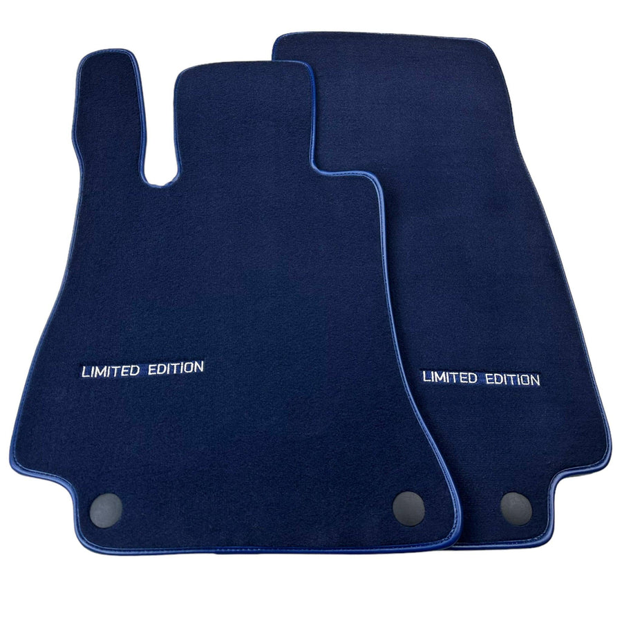 Dark Blue Floor Mats For Mercedes Benz CLA-Class C118 Coupe (2020-2023) Hybrid | Limited Edition - AutoWin