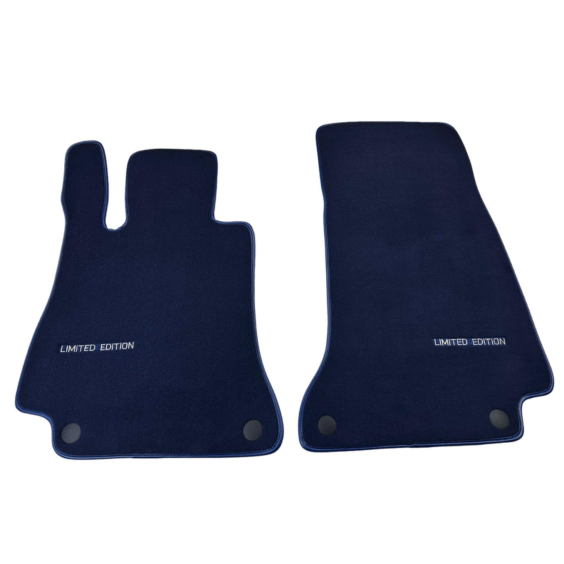 Dark Blue Floor Mats For Mercedes Benz E-Class A207 Convertible (2010-2013) | Limited Edition - AutoWin