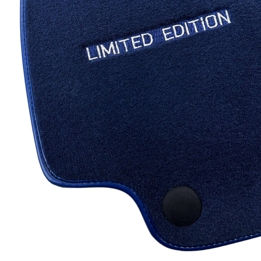 Dark Blue Floor Mats For Mercedes Benz E-Class W211 Sedan 4Matic (2002-2009) | Limited Edition - AutoWin