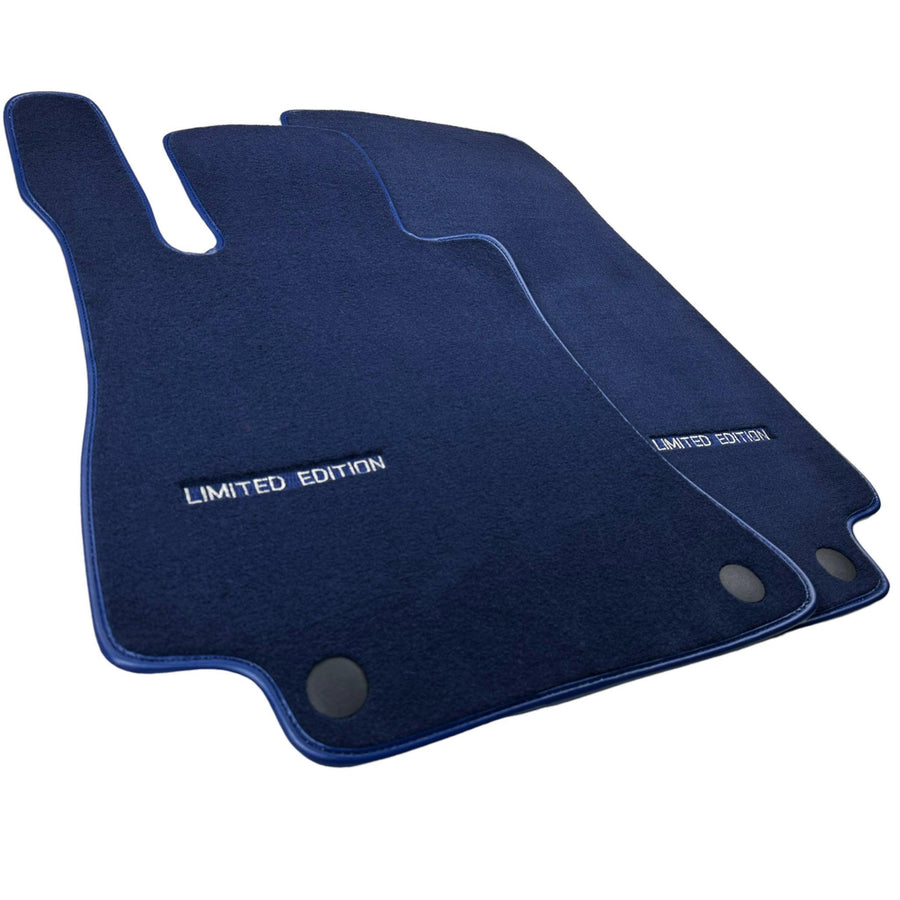 Dark Blue Floor Mats For Mercedes Benz GL-Class X166 (2012-2015) | Limited Edition - AutoWin
