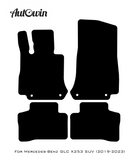 Dark Blue Floor Mats For Mercedes Benz GLC-Class X253 SUV (2019-2023) | Limited Edition - AutoWin