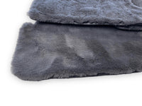 Dark Gray Sheepskin Floor Mats For Bentley Mulsanne (2010-2020) Design Brand - AutoWin