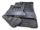 Dark Gray Sheepskin Floor Mats For Bentley Mulsanne (2010-2020) Design Brand - AutoWin