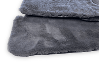 Dark Gray Sheepskin Floor Mats For Rolls Royce Shadow 1965-1977 Er56 Design Brand - AutoWin