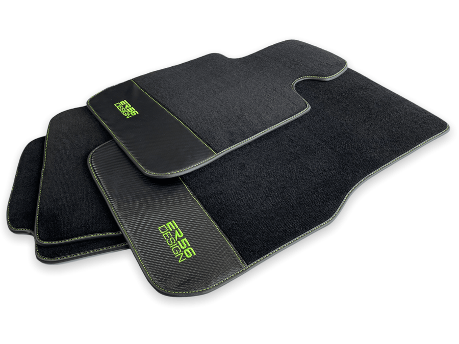 Floor Mats For BMW 2 Series F45 Carbon Leather Er56 Design - AutoWin