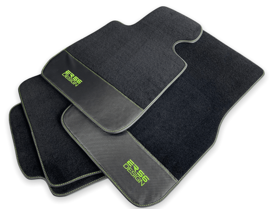 Floor Mats For BMW 2 Series F45 Carbon Leather Er56 Design - AutoWin