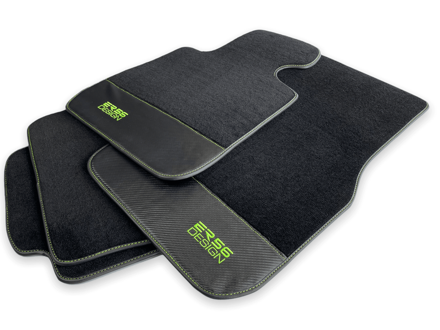 Floor Mats For BMW 2 Series F45 Carbon Leather Er56 Design - AutoWin