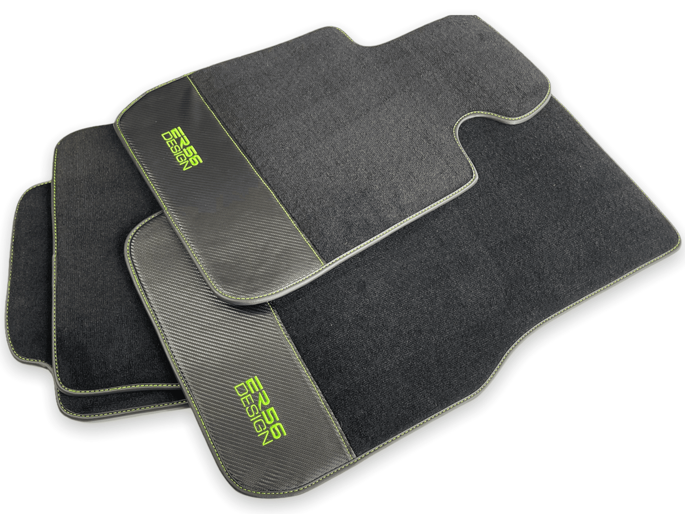 Floor Mats For BMW 5 Series E28 Sedan Carbon Leather Er56 Design - AutoWin
