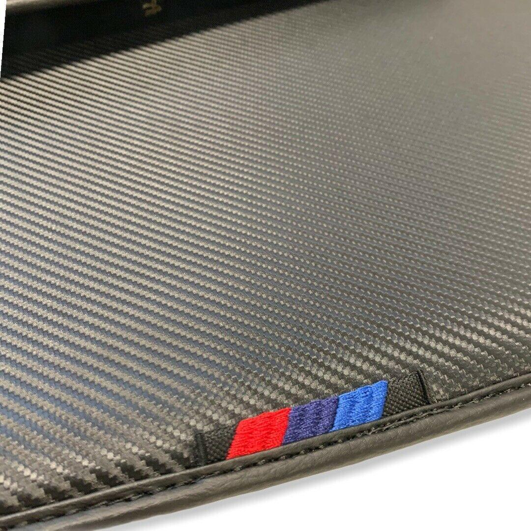 Floor Mats For BMW 7 Series E38 Autowin Brand Carbon Fiber Leather - AutoWin