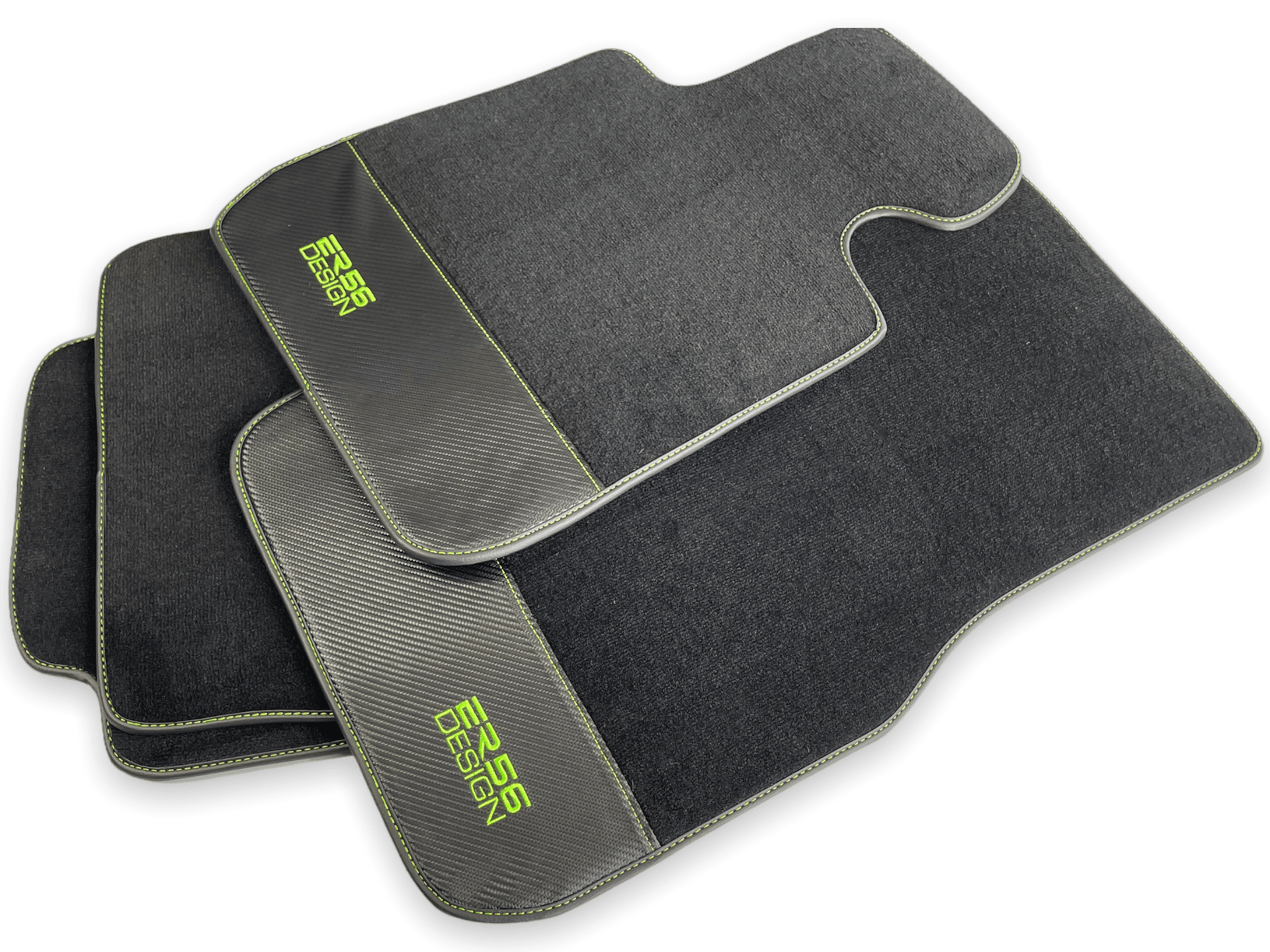 Floor Mats For BMW 8 Series G14 Carbon Leather Er56 Design - AutoWin