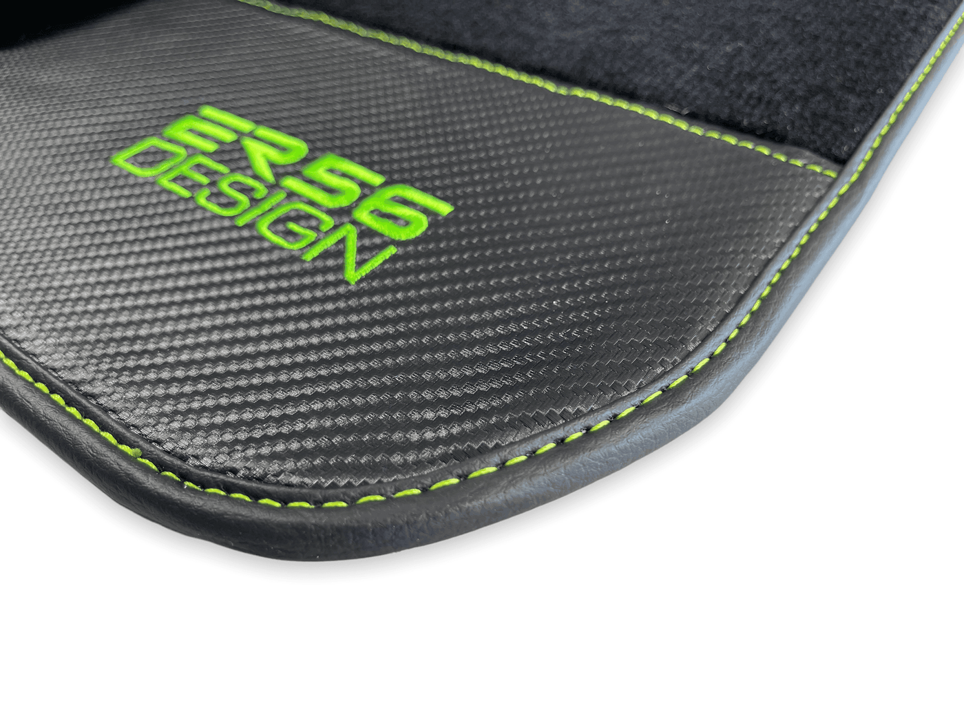 Floor Mats For BMW iX1 - U11 SUV Carbon Leather Er56 Design - AutoWin