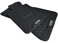 Floor Mats For BMW M6 E64 Convertible Black Leather Er56 Design - AutoWin