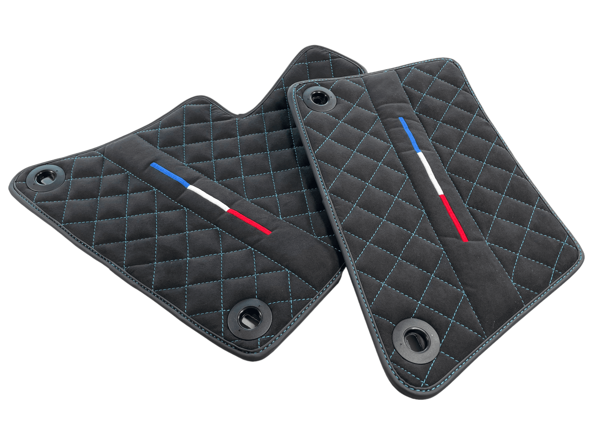 Floor Mats For Bugatti Veyron Tailored Alcantara Leather - AutoWin
