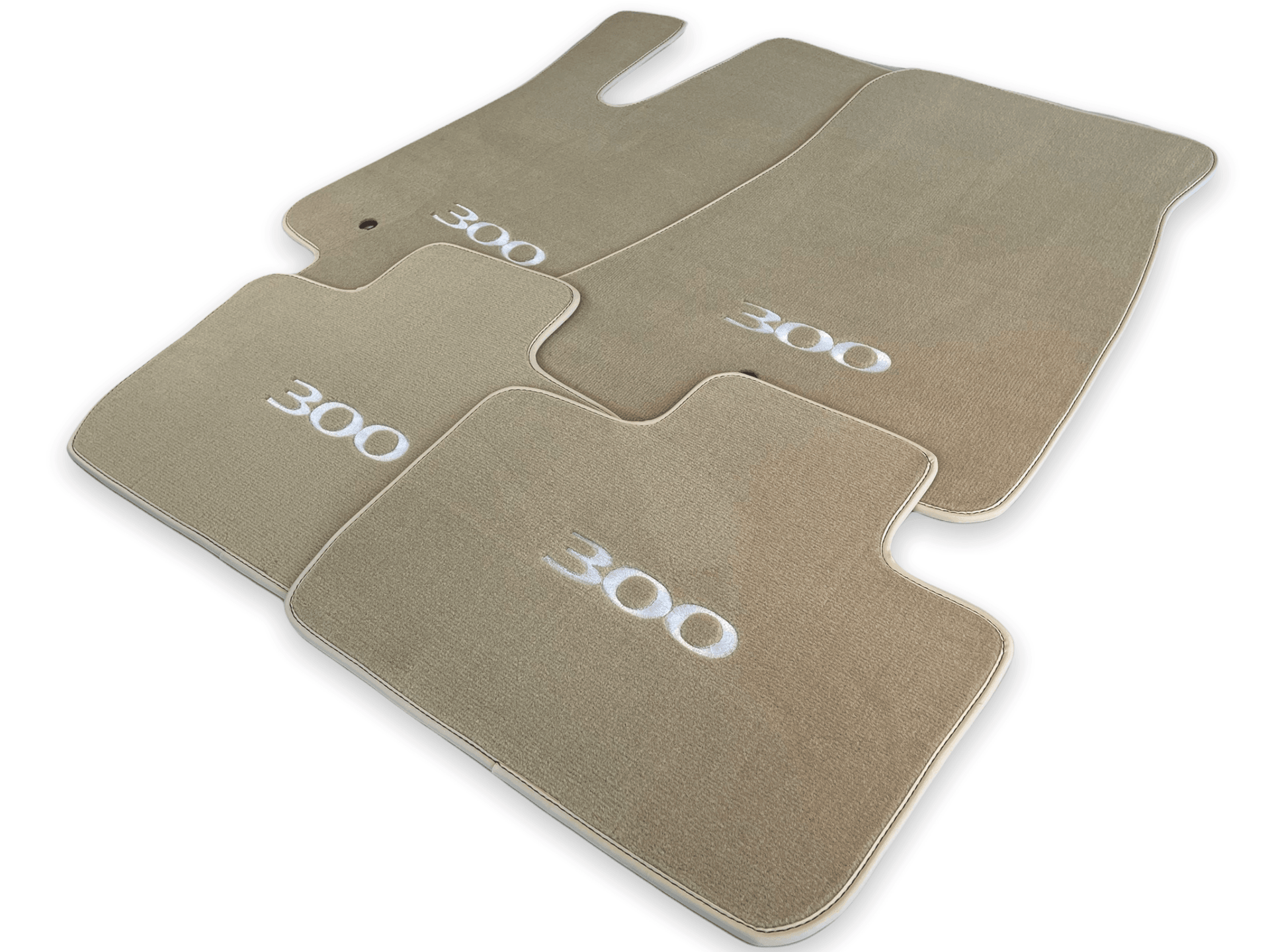 Floor Mats For Chrysler 300C Beige 2011-2022 - AutoWin