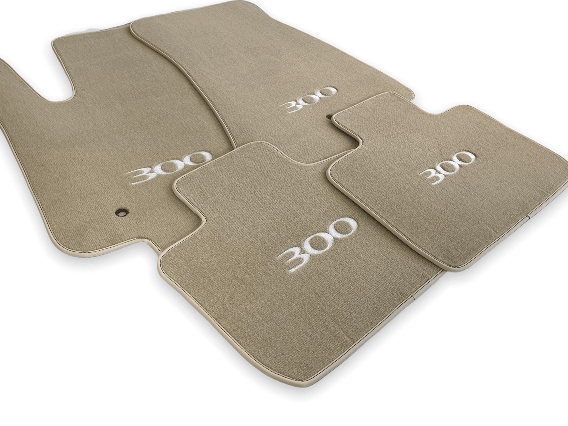 Floor Mats For Chrysler 300C Beige 2011-2022 - AutoWin