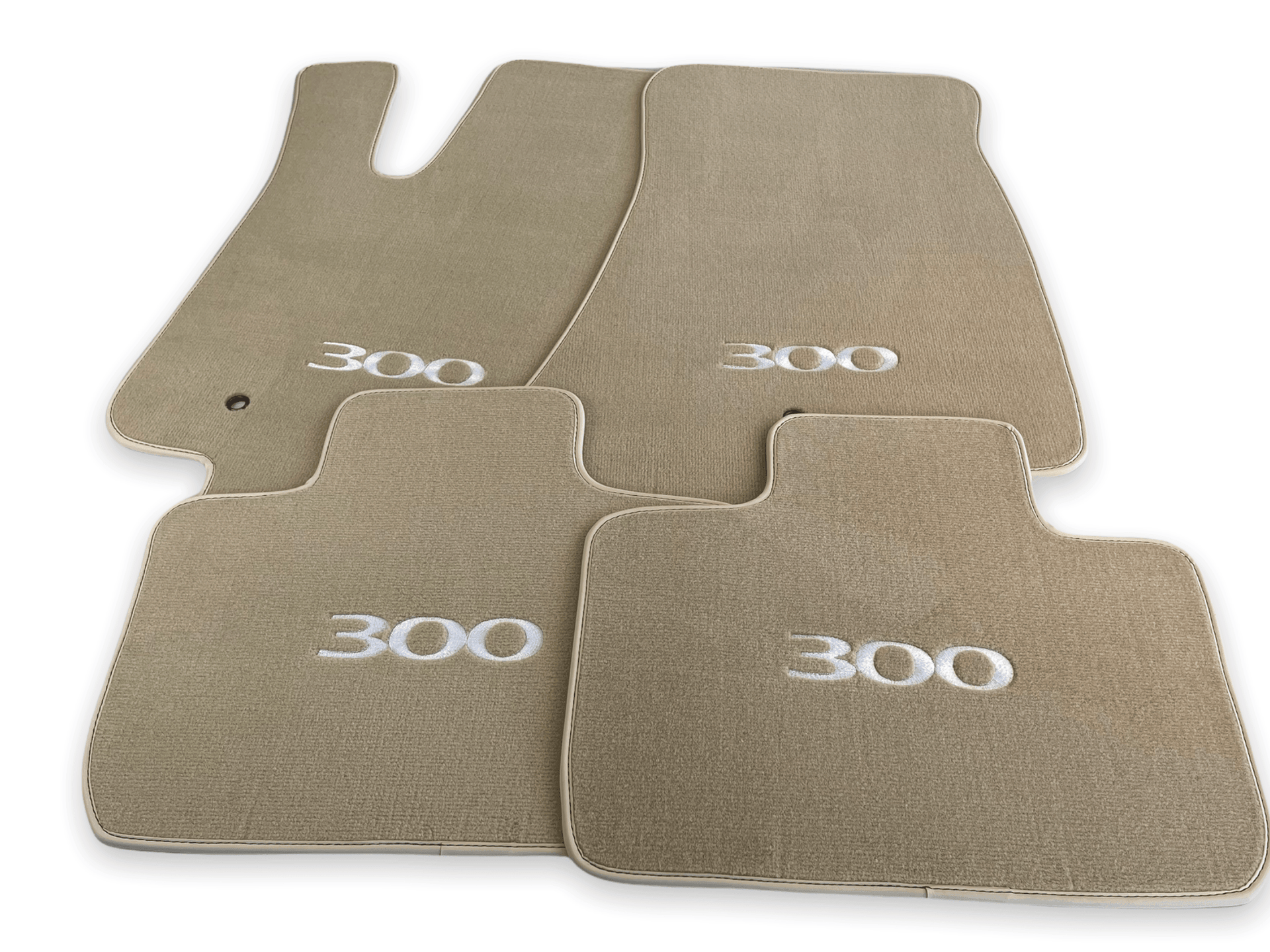 Floor Mats For Chrysler 300C Beige 2011-2022 - AutoWin