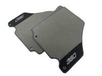 Floor Mats For Ferrari 360 Modena 1999-2005 Gray With Alcantara Leather - AutoWin