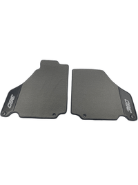 Floor Mats For Ferrari 360 Modena 1999-2005 Gray With Carbon Fiber Leather - AutoWin