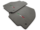 Floor Mats For Ferrari F8 Tributo (2019-2023) Gray Italian Edition - AutoWin