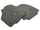 Floor Mats For Ferrari F8 Tributo (2019-2023) Gray Italian Edition - AutoWin