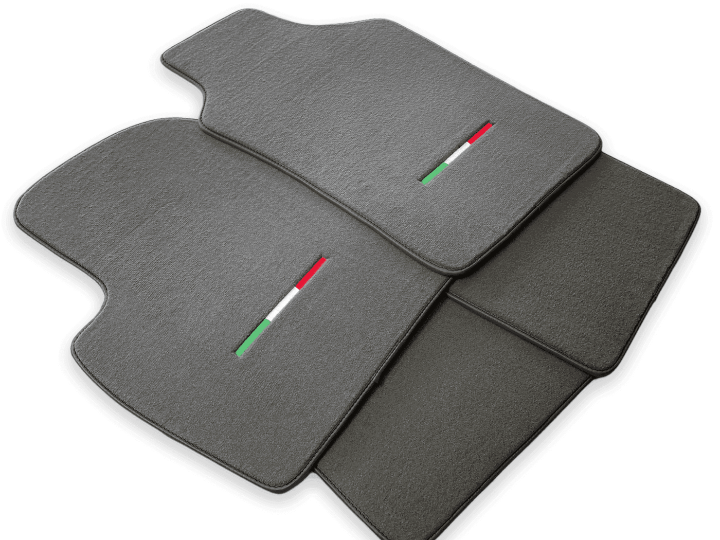 Gray Floor Mats for Fiat Punto Evo (2009-2012) 5 Doors - AutoWin