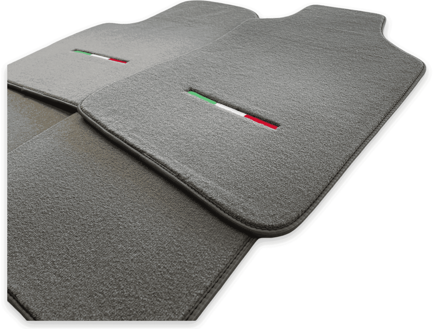 Gray Floor Mats for Fiat Punto Evo (2009-2012) 5 Doors - AutoWin