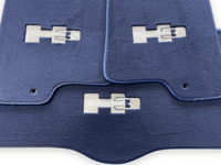 Floor Mats For Hummer H3 2005-2010 Tailored Dark Blue Color Carpets - AutoWin