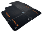 Floor Mats For Lamborghini Urus Black Tailored Orange Edition - AutoWin