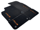 Floor Mats For Lamborghini Urus Black Tailored Orange Edition - AutoWin