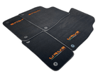 Floor Mats For Lamborghini Urus Black Tailored Orange Edition - AutoWin