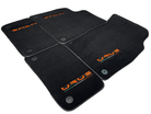 Floor Mats For Lamborghini Urus Black Tailored Orange Edition - AutoWin