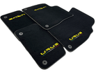 Floor Mats For Lamborghini Urus Black Tailored Yellow Edition - AutoWin