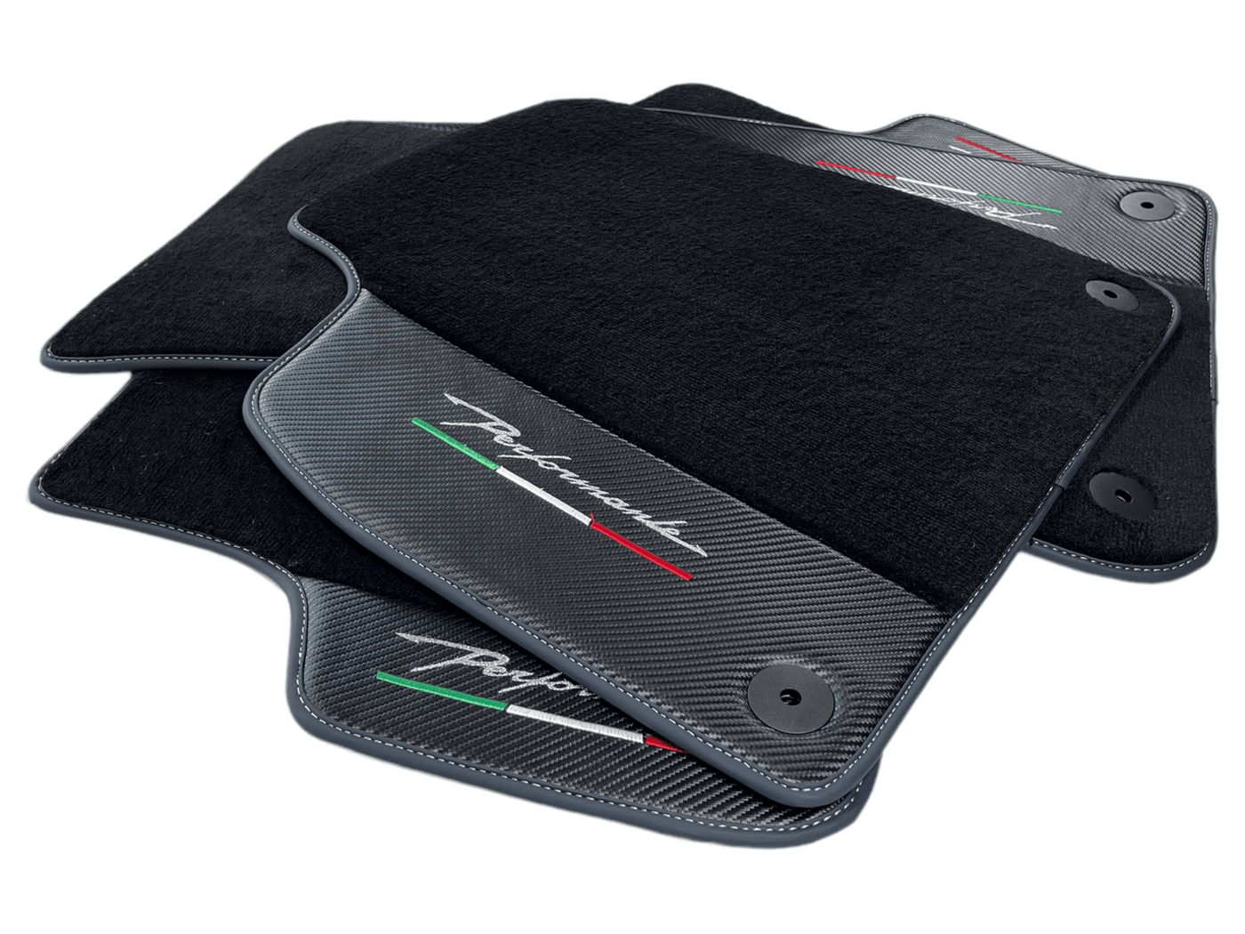 Floor Mats For Lamborghini Urus Performante With Carbon Leather - AutoWin