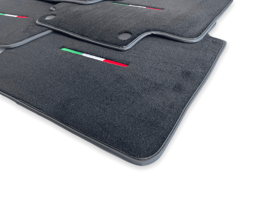 Floor Mats For Maserati GranTurismo Sportline (2009-2019) Black IT Edition - AutoWin