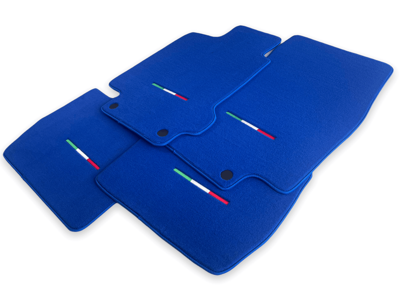 Floor Mats For Maserati GranTurismo (2007-2019) Blue IT Edition - AutoWin
