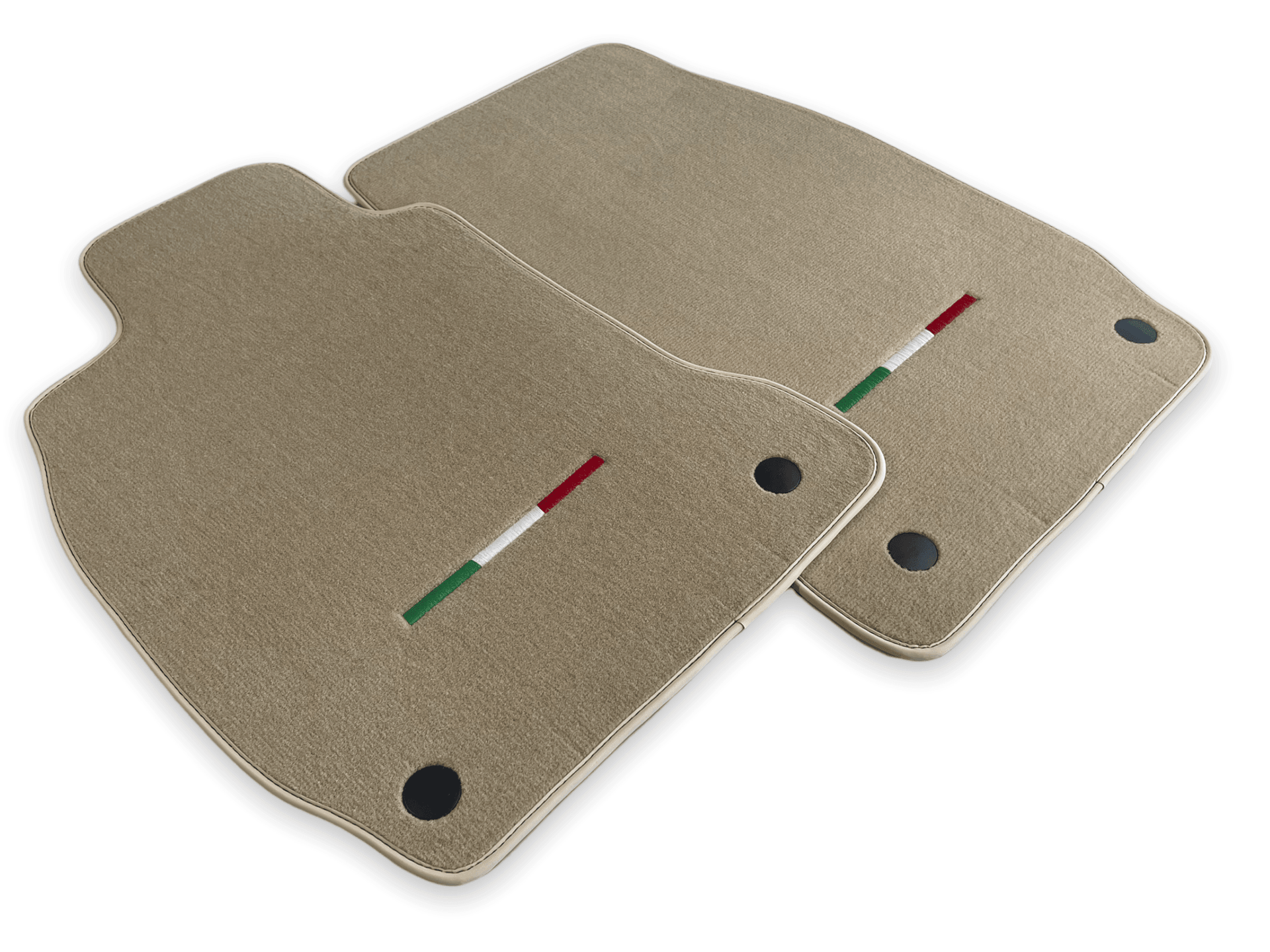 Floor Mats For Maserati Quattroporte Beige IT Edition - AutoWin