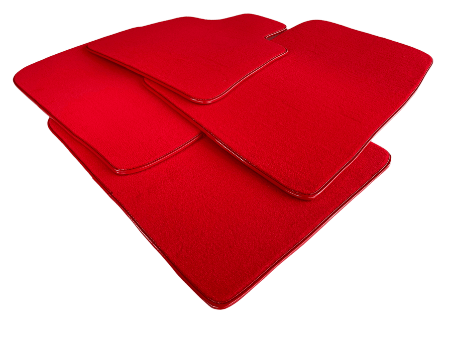 Floor Mats For Rolls Royce Ghost Series II (2021-2024) Red - AutoWin