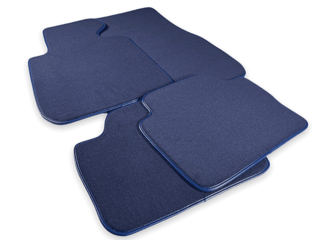 Floor Mats For Rolls Royce Phantom Drophead Coupe 2007–2016 Dark Blue - AutoWin