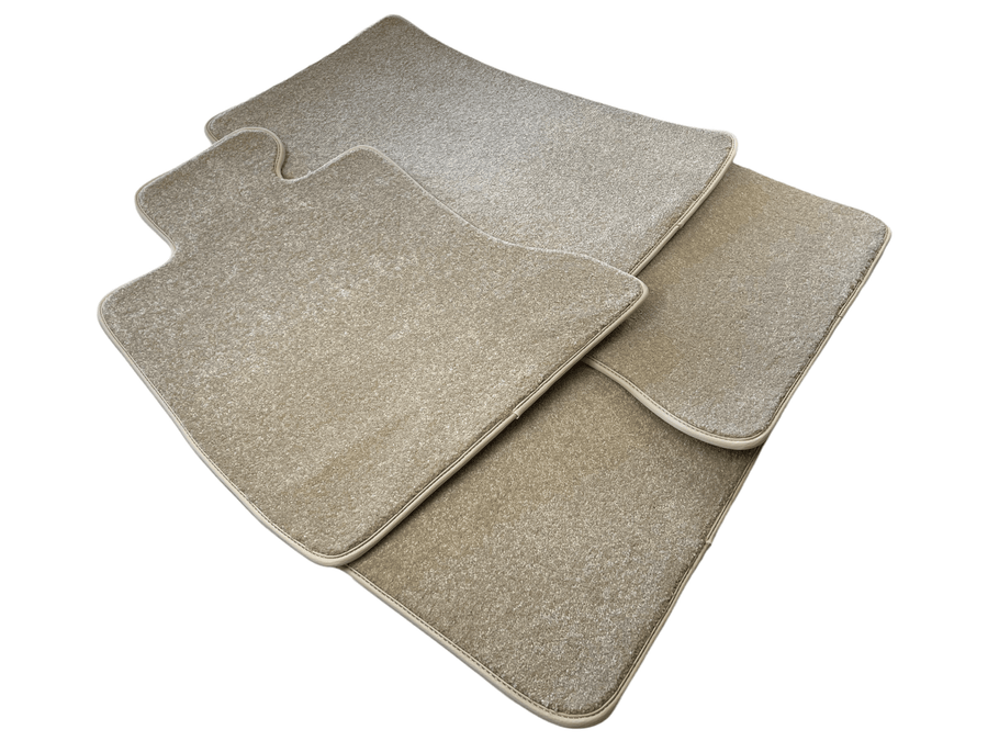 Floor Mats For Rolls Royce Wraith 2013-2023 Beige Luxury Quality - AutoWin