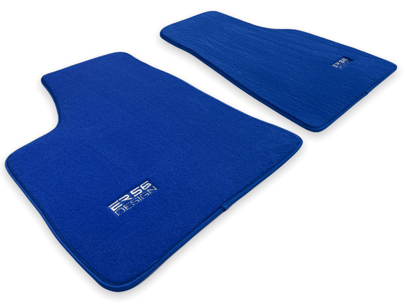 Floor Mats For Tesla Model S Blue Tailored Carpets ER56 Design - AutoWin