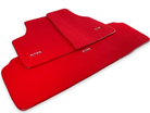 Floor Mats For Tesla Model S Red Tailored Carpets ER56 Design - AutoWin