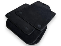 Genuine Alcantara Floor Mats for Ferrari 599 Coupe 2006-2012 Black ER56 Design - AutoWin