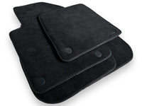 Genuine Alcantara Floor Mats for Ferrari 599 Coupe 2006-2012 Black ER56 Design - AutoWin